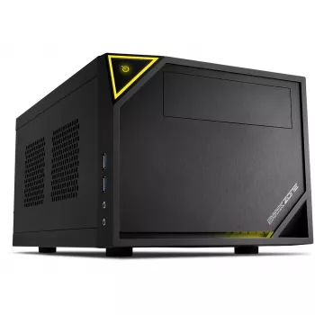 Obudowa PC Sharkoon SHARK ZONE C10 Mini-ITX Czarna, Żółta