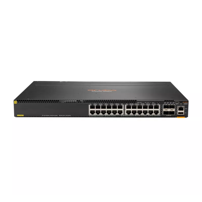 Przełącznik zarządzalny Aruba 6300M 24 porty 1GbE Class 4 PoE i 4 porty SFP56
