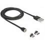 Kabel USB DeLOCK 85723 USB 2.0 1,1 m USB A USB C/Micro-USB B Czarny