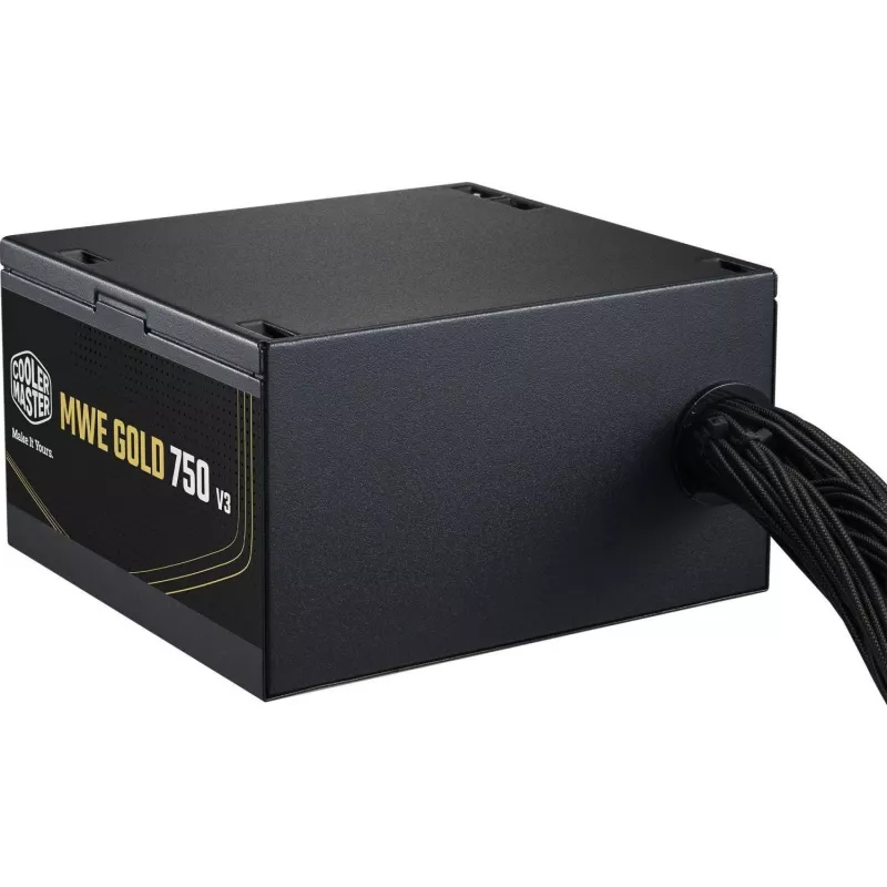 Zasilacz Cooler Master MWE GOLD 750v3 ATX 3.1 750W 80 PLUS Gold niemodularny, 6x SATA, 4x 6+2 PCIe, 2x 4+4 EPS