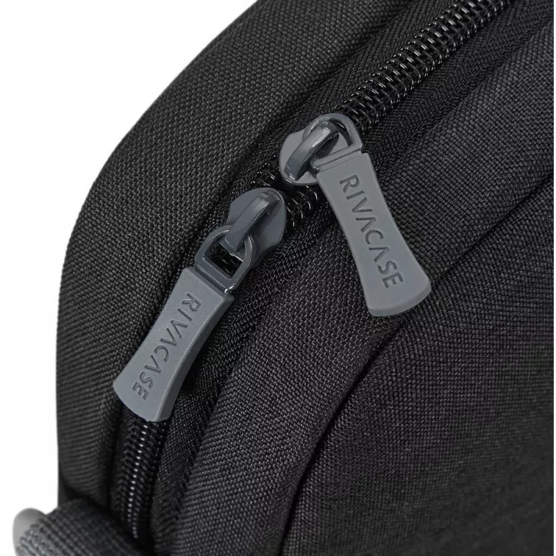 Torba na laptopa Rivacase Prater 14 cali Czarna 7522 — mieści laptopy 14-calowe, smukły ochronny pokrowiec