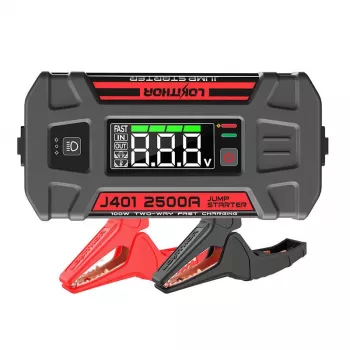 Rozrusznik samochodowy Lokithor J401 2500A, Powerbank 20000mAh