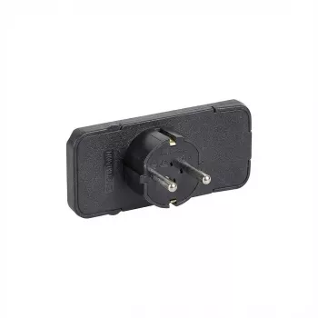 Wtyczka elektryczna Bachmann 911.170 czarna 2P+E