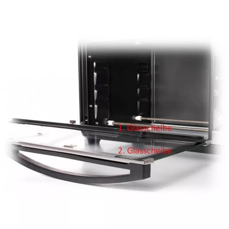 Mini piekarnik Rommelsbacher BG 1805/E Stal nierdzewna – 42 L, 80–230 °C, 7 trybów, rożen