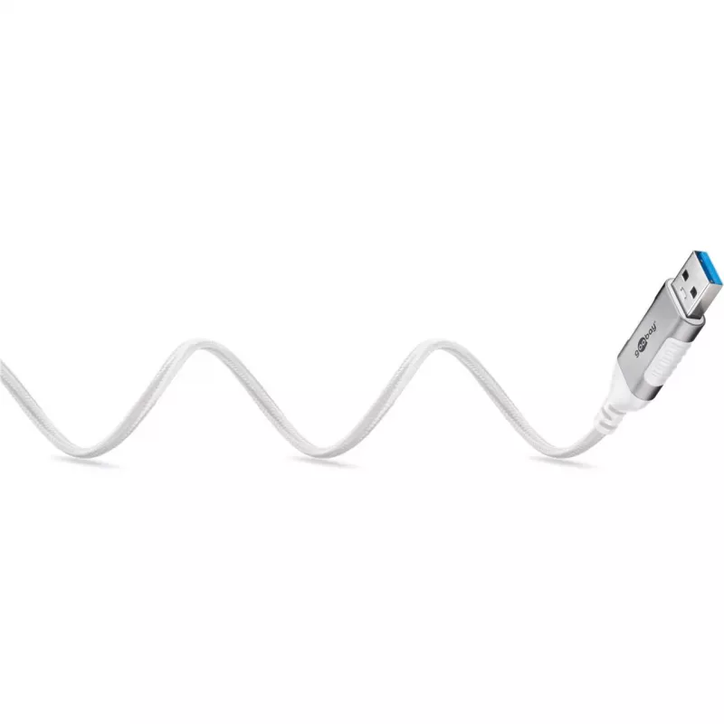Goobay Kabel Ethernet USB-A 3.0 na RJ45 cienki 1 m - łączy router, modem (74377)
