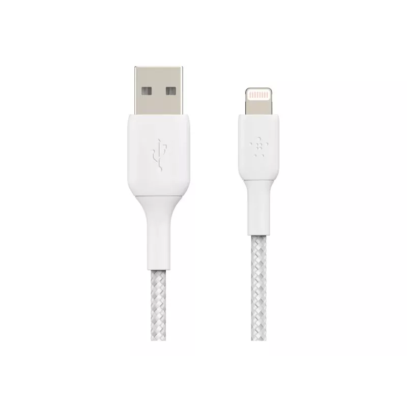 Belkin BOOST CHARGE - Lightning-Kabel - Lightning männlich zu USB männlich - 3 m - weiß - für Apple iPad/iPhone/iPod (Lightning)