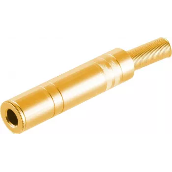 Złącze jack mono 6,3 mm ShiverPeaks 50800-G pozłacane