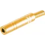Złącze jack mono 6,3 mm ShiverPeaks 50800-G pozłacane
