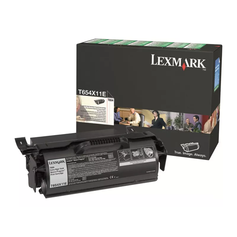 Toner Lexmark T654X11E 30000 stron Czarny