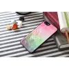 Etui ochronne iKins do Apple iPhone 8/7 z wzorem kwiatu wodnego, czarne