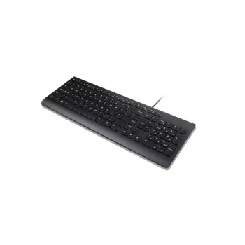 Klawiatura przewodowa Lenovo Essential 4Y41R64680 — układ estoński, czarna, USB, pełnowymiarowa