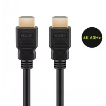 Goobay 61159 - 2 m - HDMI Type A (Standard) - HDMI Type A (Standard) - 10,2 Gbit/s - Audio Return Channel (ARC) - Czarny (61159)