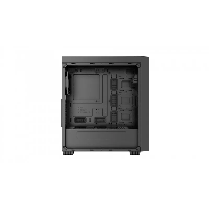 Obudowa komputerowa Gembird Fornax K500 ATX, Midi Tower, Czarny