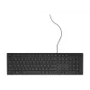 Przewodowa klawiatura pełnowymiarowa Dell KB216 — układ QWERTY nordycki, czarny, USB
