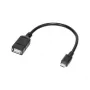 Logilink - Adapter USB OTG do smartfonów - USB Typ A (gniazdo) - Micro-USB Typ B (wtyk) (USB 2.0) - 0,20 m - Czarny (AA0035)