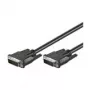 Kabel Wentronic Goobay DVI-D FullHD Dual Link, czarny, 5 m - wtyk DVI-D Dual-Link (24+1 pinów) > wtyk DVI-D Dual-Link (24+1 pinów) (68084)