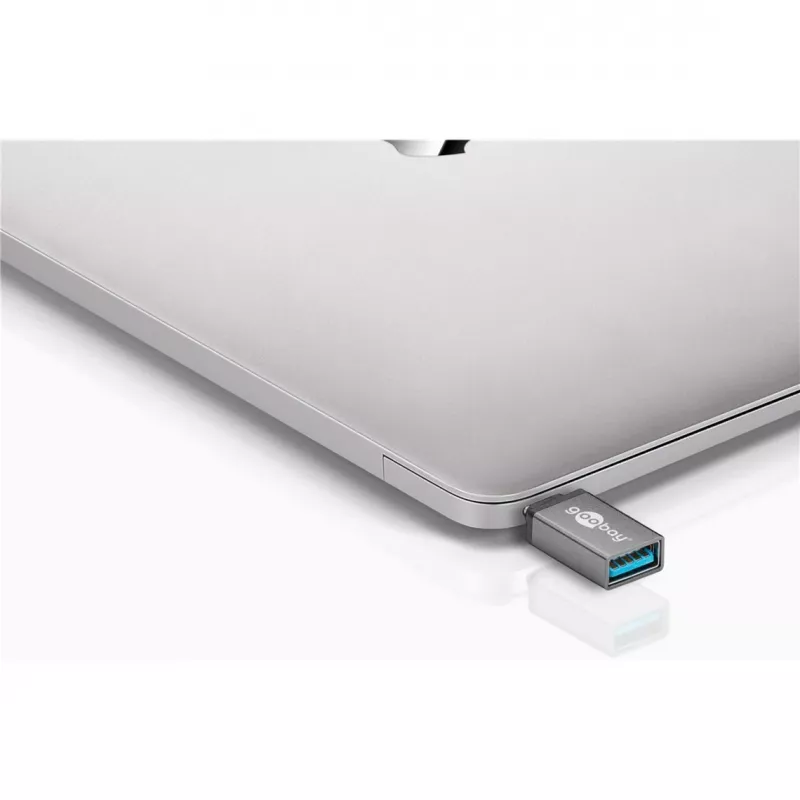 Wentronic Goobay Adapter USB-C™ - gniazdo USB 3.0 A, szary - do połączenia urządzeń USB-C™ i USB-A (56621)