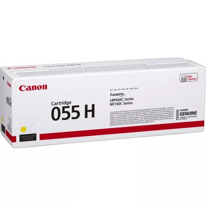 Toner Canon CRG-055HY 5,9 tys. stron Żółty