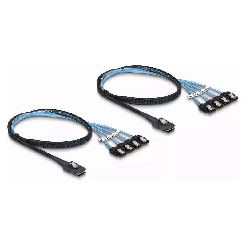 DeLOCK Konwerter M.2 2280 Key B+M męski na 8 x SATA