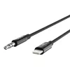Belkin Kabel Lightning auf Kopfhöreranschluss - Lightning männlich bis Stereo Mini-Klinkenstecker männlich - 91.4 cm - Schwarz - für Apple iPhone (Lig