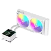 Chłodzenie cieczą CPU Gamemax | GLACIER 240 LCD WH | Intel, AMD
