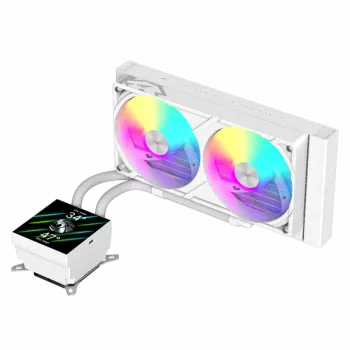 Chłodzenie cieczą CPU Gamemax | GLACIER 240 LCD WH | Intel, AMD