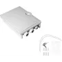 Kabel sieciowy Helos FTTH-Hausanschlussbox 372088 LC/QD SC/DX 24 włókna