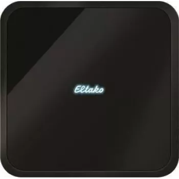Centralka inteligentnego domu Eltako Safe 5 — czarna, łączność LAN i WLAN
