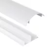 Aluminiowa listwa maskująca MACLEAN MC-814 W biała – organizer kabli, sztywny profil aluminiowy do ukrywania kabli