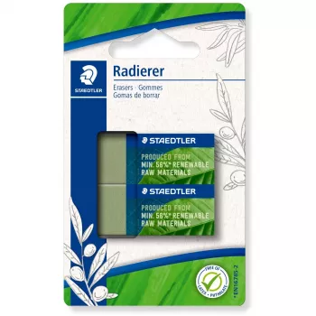 Gumka Staedtler 526 83 renew mat 56% — ekologiczna gumka do ścierania bez PVC, prostokątna BK2