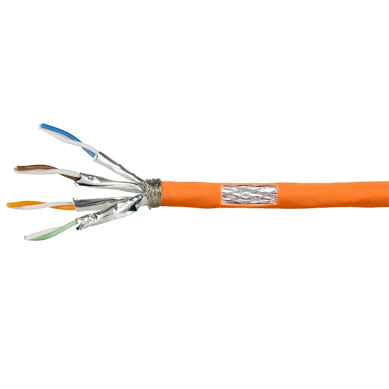 Kabel sieciowy LogiLink CPV0060 RJ45 Cat7 100 m pomarańczowy