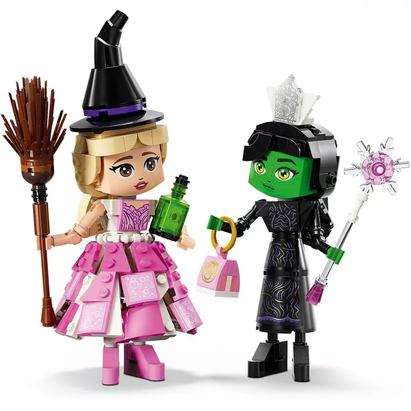 LEGO Wicked Figurki Elphaba i Glinda 75682 – zestaw kolekcjonerski minifigurek