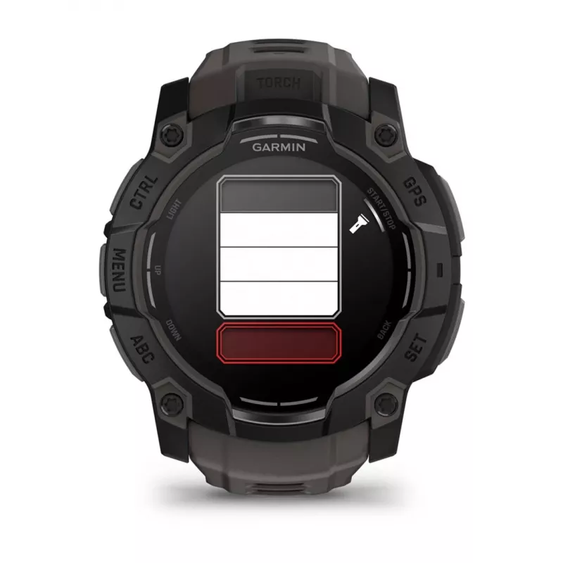 Garmin Instinct 3 AMOLED 3.3 cm (1.3) 50 mm Cyfrowy 416 x 416 pikseli Ekran dotykowy Czarny GPS (satelitarny)