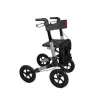 Walker (rollator) ANTAR AT51036 — czarny, wysokość siedziska 27,9 cm (11 cali), 9 kg, maks. obciążenie 136 kg, szerokość 870 mm, głębokość 630 mm