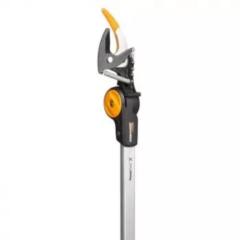 Sekator Fiskars UPX82 Anvil — ręczny sekator do zdrewniałych łodyg, czarny/niebieski/szary