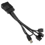 Hub USB Lian Li PW-U2TPAB Type A Męski 1-do-3 IDC 9 pin