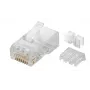Złącze przewodowe Microconnect KON511-10 RJ45 Przezroczyste