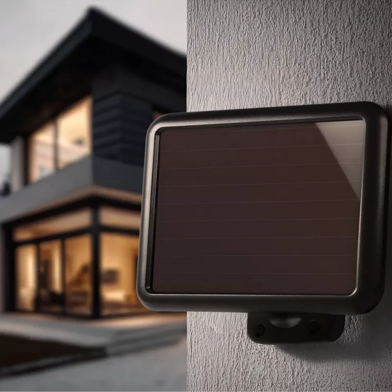 Maclean MCE442 Lampa solarna LED reflektor z czujnikiem ruchu naścienna lampa zmierzchowa IP44 6W 6000K