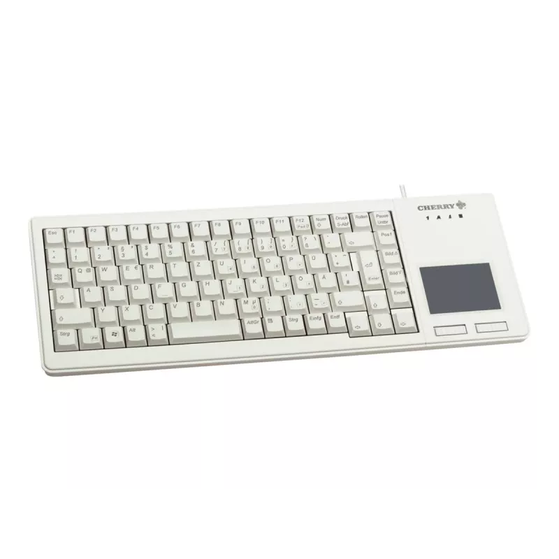Klawiatura CHERRY XS Touchpad uniwersalna USB QWERTZ niemiecka szara