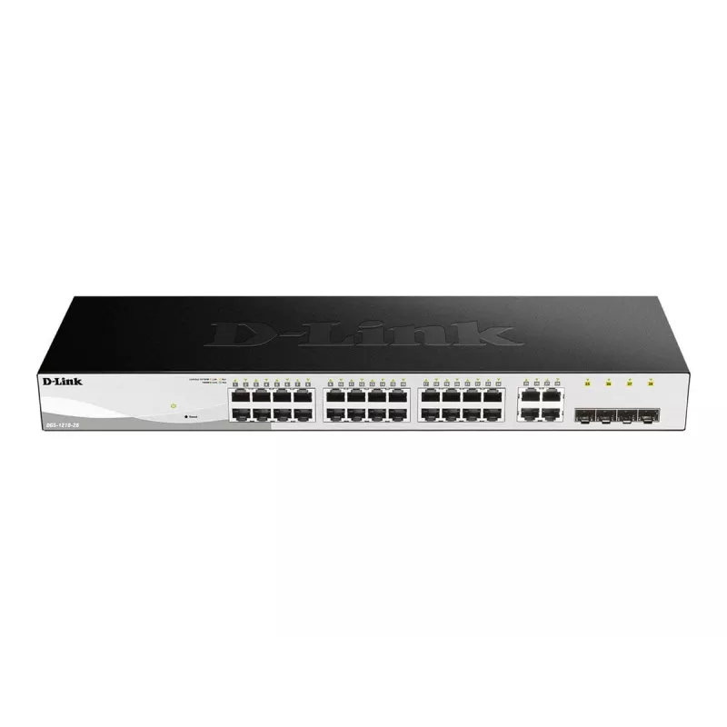D-Link DGS-1210-28 Managed L2/L2+ 1U Czarny