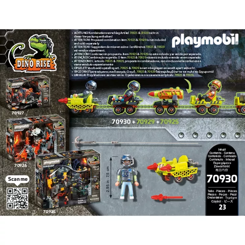 Zestaw DINO Rise 70930 Górniczy Krążownik
