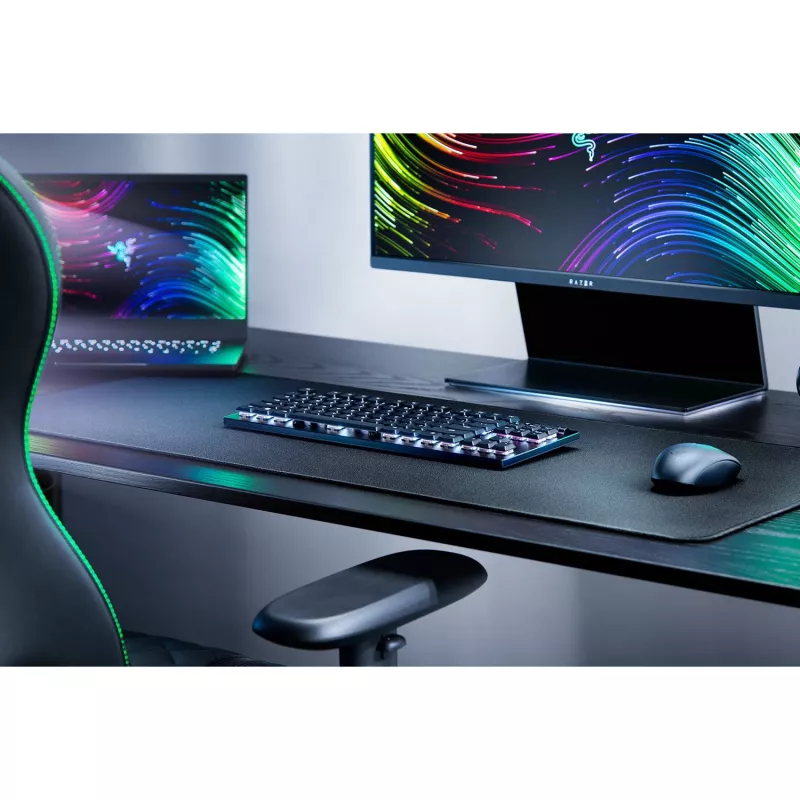 Klawiatura gamingowa Razer RZ03-04370400-R3G1 USB RF Wireless Bluetooth QWERTY niemiecka czarna