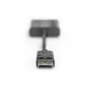 Kabel przejściowy Assmann DisplayPort. DP - HD15 M/M. 0,15 m z blokadą. Zgodność z DP 1.1. UL. czarny bez ekranowania. 32AWG (AK-340410-001-S)