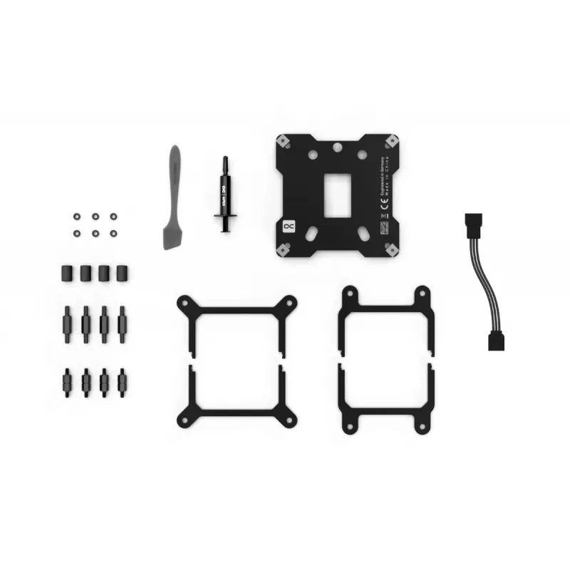 Blok wodny Alphacool 13447 Mosiądz Miedź Srebrny RGB 5V