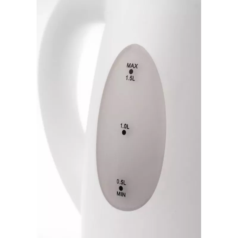 Adler | Czajnik | AD 1207 | Standard | 2000 W | 1.5 L | Plastik | Obrotowa podstawa 360° | Biały