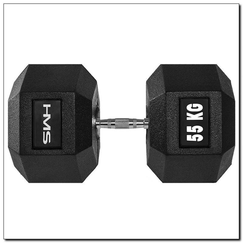 HMS Fitness HEX PRO 55 hantel o stałym obciążeniu 55 kg 1 szt.