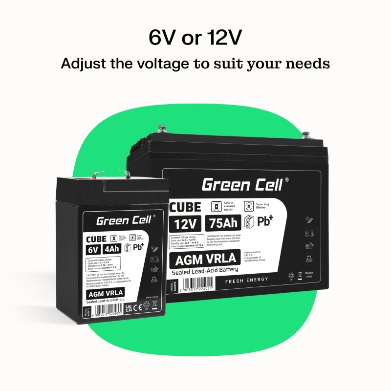 Bateria AGM VRLA 6V 4,5Ah IP54