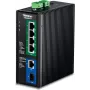 TRENDnet TI-BG50611 - wersja v1.0R - przełącznik - przemysłowy - 4 x 10/100/1000/2,5G (PoE++) (TI-BG50611)
