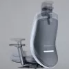 Up Up Athene ergonomiczne krzesło biurowe Czarna, Szara + Niebieska tkanina