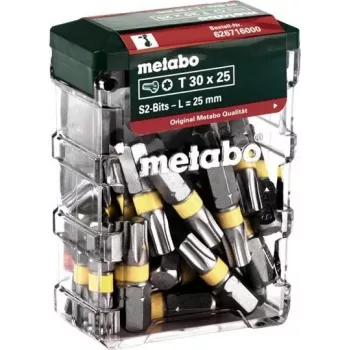 Zestaw bitów wkrętakowych Metabo SP T30 25 mm, 25 sztuk